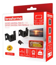 Suporte Brasforma De Parede Para Tv/monitor De 10  Até 100 Preto