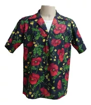 Camisa Masculina Hawaiana ´´ace´´ 0006 (atente As Medidas)