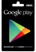 Gift Card Google Play Store R$ 50 Reais Android Brasil Br