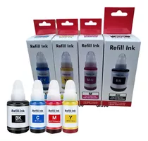 Kit 4 Tintas Gi-190 Para Canon G1100 G1110 G2100 G2110 Gener