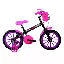 Bicicleta Infantil Aro 16 Feminina Unicornio Boneca Menina