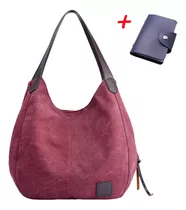 Bolsos De Mano Informales Para Mujer, Bolso Grande Retro, Bo