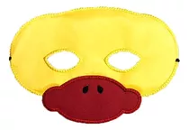 Máscara Antifaz Animales Primavera Color Diseño Unico Pato