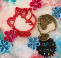 Combo Cortantes Para Galletitas O Fondant Taza Y Tetera Byb