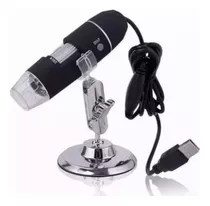 Microscopio Con Zoom, Cámara 1600x, 2.0 Mp, Digital Profesional, Usb, Color Negro, 110 V/220 V