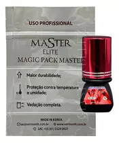 Cola Elite Master Ruby Para Alongamento De Cílios 3ml Cor Preto