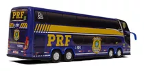 Miniatura Ônibus Prf - Policia Rodoviária Federal G7 Dd 30cm