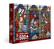 Quebra Cabeça Puzzle Vitral Da Natividade 500pçs Game Office