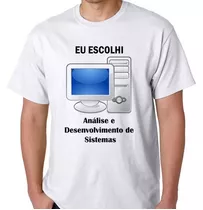 Curso Análise Desenvolvimento Sistemas Camiseta Camisa Blusa