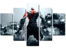 Quadro Kratos God Of War Jogo Video Game Ps2 Ps3 Ps4 06mmmdf