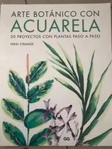 Libro Arte Botánico Con Acuarela