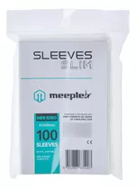 Meeple Br Sleeves Slim Mini Euro 45x68mm - 100 Unidades