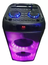 Parlante Portatil Doble Bluetooth Radio Usb Potencia 6000w Karaoke Luces Led Bateria Y 220v + Microfono + Calidad Sonido