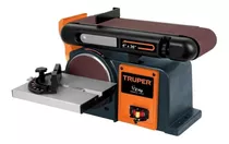 Lijadora De Banda Y Disco Truper Pul-4x6t 1/2 Hp (375w) 127v Color Negro/naranja Frecuencia 60 Hz