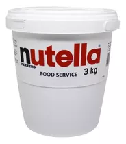 Nutella Pasta De Avellanas Balde 3 Kg