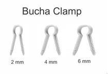 100pcs Fixa Cabo Bucha 2 A 6mm Para Fio 2 A 6mm Abracadeira