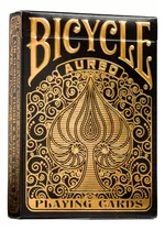 Baralho Bicycle Aureo Black Cartas Premium Card Playing