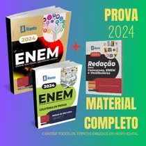 Material Enem - Kit Completo - Coletânea De Provas - Caderno De Redação