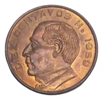  Moneda 10 Centavos Juárez Nueva Sin Circular Envio $57