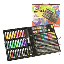 150 Set De Arte Profesional, Pintura Niños Kit De Dibujo