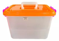 Caja Plástica Con Tapa Y Agarradera De 11 Lts Duraplast 