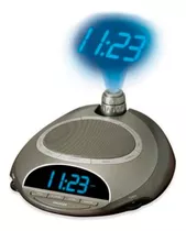 Reloj De Mesa   Digital Homedics Ss-4500  Color Gris  220v