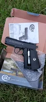 Pistola Colt Defender Co2 Chumbera Balines Acero 