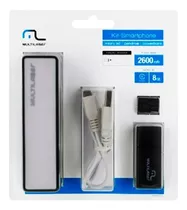 Power Bank+pendrive+cartão De Memória Sd 8gb Multilaser