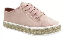 Tenis Sola Alta Corda Flatform Sapatênis Feminino Flat Moda