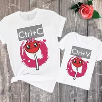 Combo Remera Madre E Hija Combinadas Dulce Mamá Mujer Nena