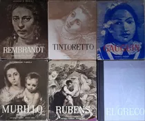 6 Libros Murillo Gauguin Greco Rembrandt Tintoretto Rubens