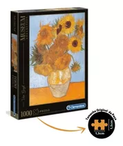 Puzzle Clementoni Museum Van Gogh Sun Flowers 1000 Peças
