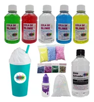 Kit Para Slime Cola Clear Faça Com Seus Pais Envio Imediato 