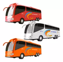 Ônibus Grande Roda Livre Roma Bus Executive Laranja 48,5cm