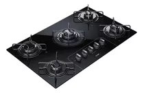 Cooktop 5 Bocas A Gás Bivolt Preto Cd075ae  Consul