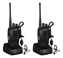  Pack 2 Radio Transmisor Walkie Baofeng 888s + Manos Libre