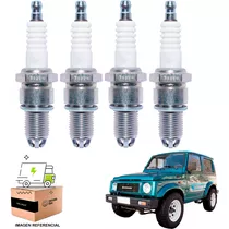 Pack 4 Bujia Comun  Para Suzuki Sj410 F10a 1982 1989