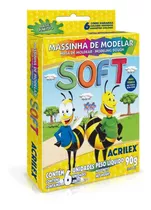 Massa Para Modelar Soft 150g.c/06 Cor.fl.bs.amido