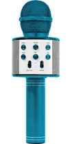 Microfone Bluetooth - Star Voice - Azul Luminus Importacao E