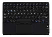 Teclado Bluetooth Magnetico Touchpad Para iPad Tablet Mac Color Del Teclado Negro