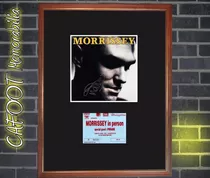 Morrissey Tapa Cd Autografiada Y Entrada Recital 1991
