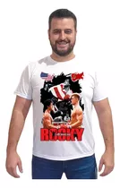 Camiseta Camisa Rocky Balboa Drago Boxe Adulto Infantil (a)