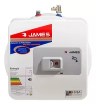 Calefon Termotanque James 20lts Prisma Acero Salida Superior