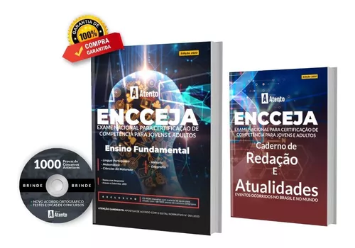 Apostila Encceja Ensino Fundamental Parcelamento Sem Juros