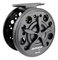 Carrete De Pesca Fly Okuma Airframe Af 7/9, Color Negro, Lado De La Manivela Izquierda