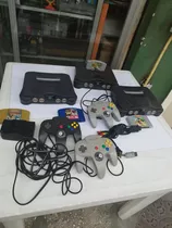 Nintendo 64 Maquina Cables Combo Gamer Pro N64 