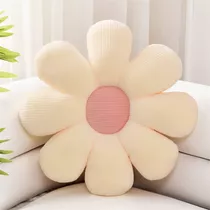 Almofada De Pelúcia Daisy Flower Tapete Colorido Com Pétalas