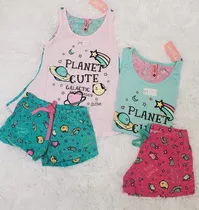 Pijama Sopink Nena Sogalactic 11366 Verano Algodon