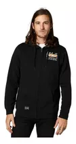 Campera Negra Pro Circuit Zip Con Capucha Moto Atv Fox Head