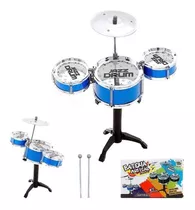 Mini Bateria Infantil Completa Grande Profissional Criança